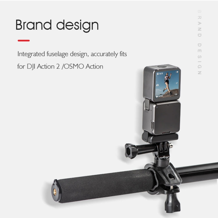 STARTRC Upgrade Bike Handlebar Fixed Mount Holder For DJI Action 3 / Action 2 / OSMO Action (Black) - free shipping - PMC TechLife - Order now!