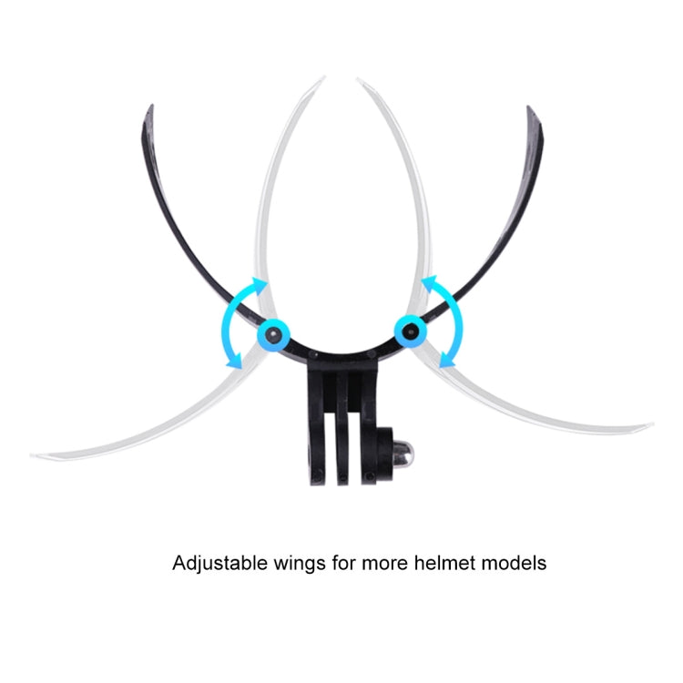 Foldable Bending Action Camera Phone Helmet Mount Kit with J-Hook Buckle & Rotation Phone Clamp & Adapter (Black) - Helmet Mount by PMC TechLife | Online Shopping South Africa | PMC TechLife | Buy Now Pay Later Mobicred