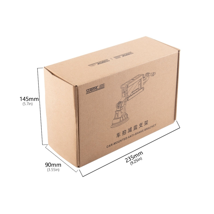 STARTRC Action Camera Suction Cup Car Mount Shock Absorbing Arm (Black) - free shipping - PMC TechLife - Order now!