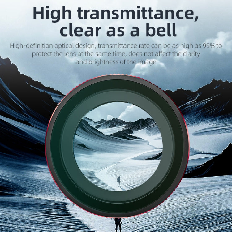 For Insta360 GO 3S STARTRC MCUV Camera Lens Filter (Black Red) - free shipping - PMC TechLife - Order now!