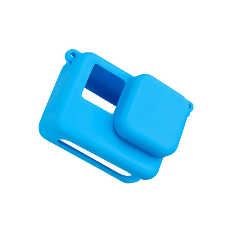 For Insta360 Ace Body Silicone Protective Case with Lens Cap (Blue) - Case & Bags by PMC TechLife | Online Shopping South Africa | PMC TechLife | Buy Now Pay Later Mobicred