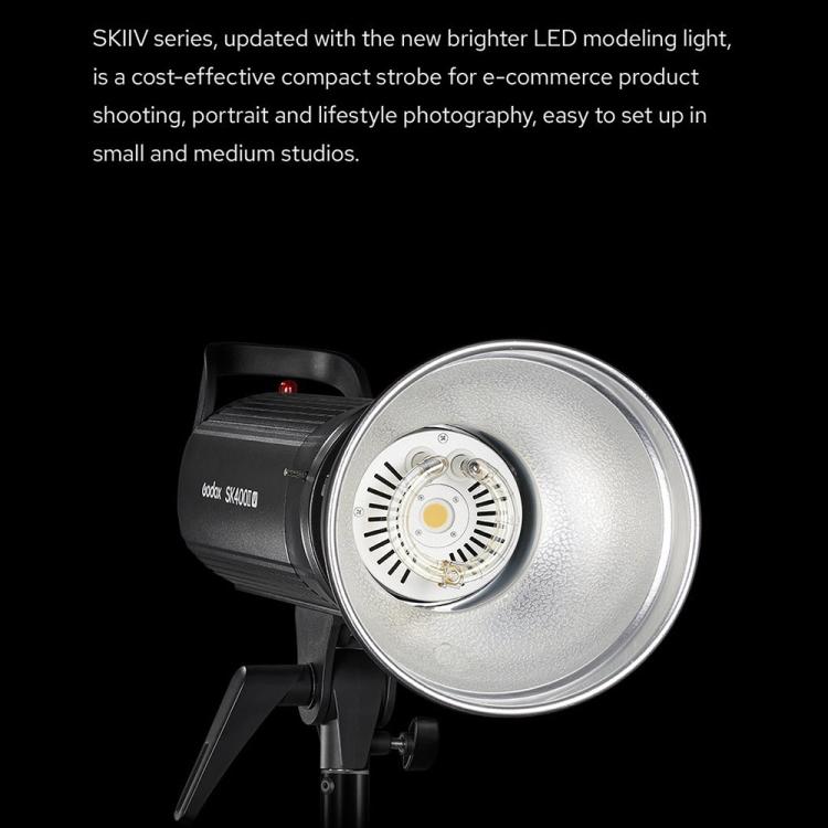 Godox SK400II-V Studio Flash Photo Light 400Ws Bowens Mount Monolight Light (EU Plug) - free shipping - PMC TechLife - Order now!