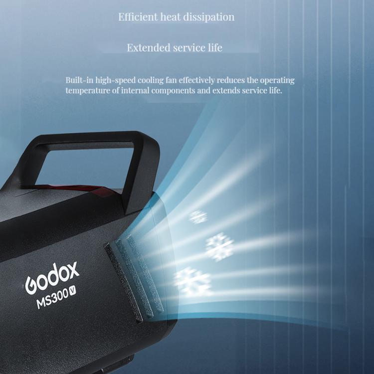 Godox MS200-V Studio Flash Light 200Ws Bowens Mount Strobe Light with Lamp Cover (US Plug) - free shipping - PMC TechLife - Order now!
