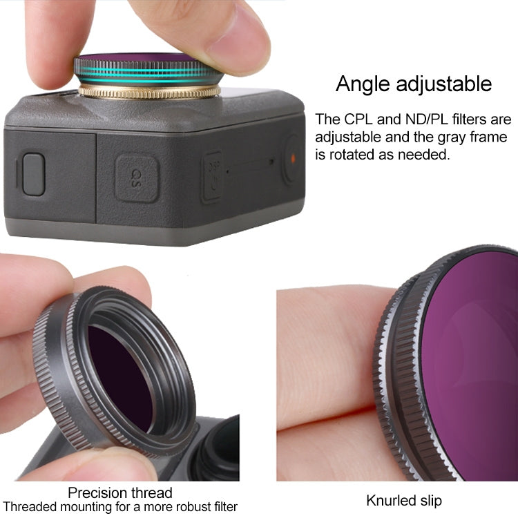 Sunnylife OA-FI171 ND8 Lens Filter for DJI OSMO ACTION - free shipping - PMC TechLife - Order now!