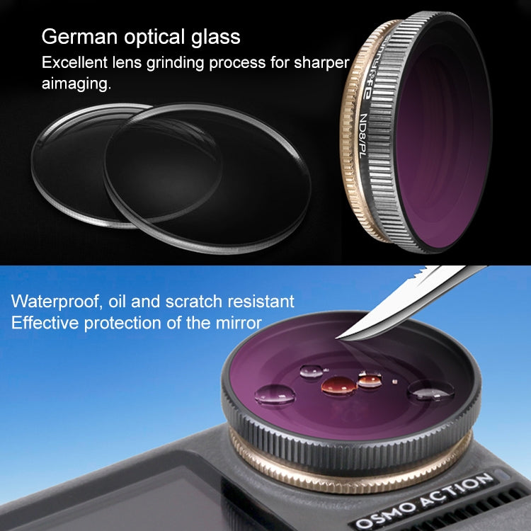 Sunnylife OA-FI171 ND8 Lens Filter for DJI OSMO ACTION - free shipping - PMC TechLife - Order now!