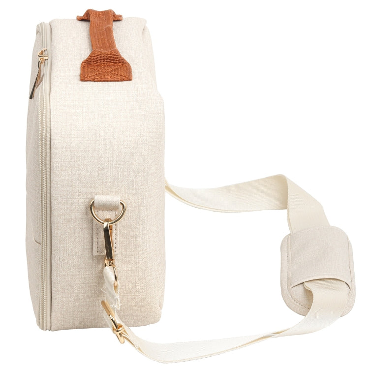 Portable Mini Printer Storage Bag For CP910/1200/1300 (Apricot) - Strap Satchel by PMC TechLife | Online Shopping South Africa | PMC TechLife | Buy Now Pay Later Mobicred