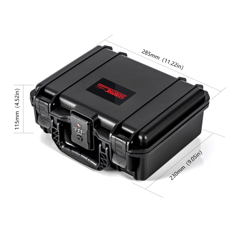 STARTRC DIY Combination Lock Waterproof Dual-layer Suitcase Storage Box (Black) - free shipping - PMC TechLife - Order now!