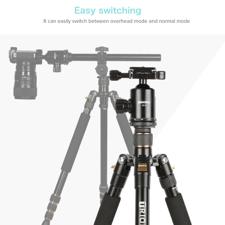 TRIOPO 652 Horizontal Arm Tripod Mount Quick Release Center Column Boom Bracket with Tripod Ball-Head - free shipping - PMC TechLife - Order now!