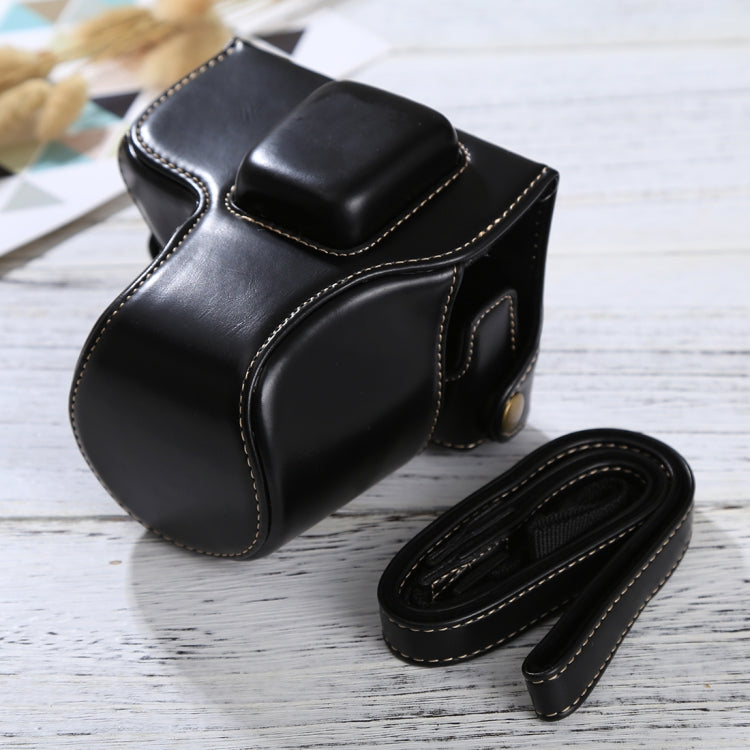 Full Body Camera PU Leather Case Bag with Strap for Olympus EPL7 / EPL8 (Black) - free shipping - PMC TechLife - Order now!