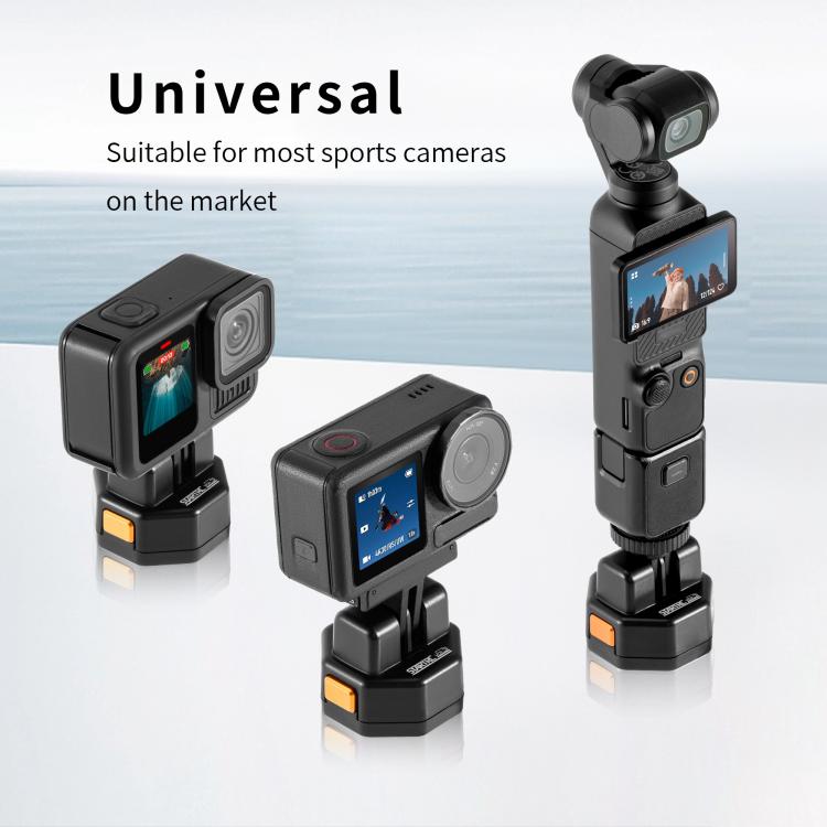 STARTRC VCR Snap-Mag Magnetic Quick Release Base Mount For GoPro (Black) - free shipping - PMC TechLife - Order now!