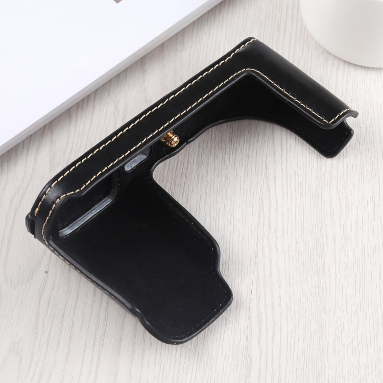 1/4 inch Thread PU Leather Camera Half Case Base for Leica TL (Typ 701) (Black) - free shipping - PMC TechLife - Order now!