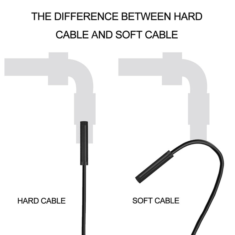F99 HD Mobile Phone Endoscope, 8mm Waterproof Pipe Endoscope, Wifi Version, Flexible Cord, Length: 1m (Black) -  by PMC TechLife | Online Shopping South Africa | PMC TechLife