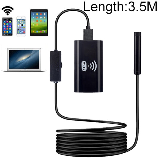 F99 HD Mobile Phone Endoscope, 8mm Waterproof Pipe Endoscope, Wifi Version, Hardwire, Length: 3.5m (Black) -  by PMC Jewellery | Online Shopping South Africa | PMC Jewellery | Buy Now Pay Later Mobicred