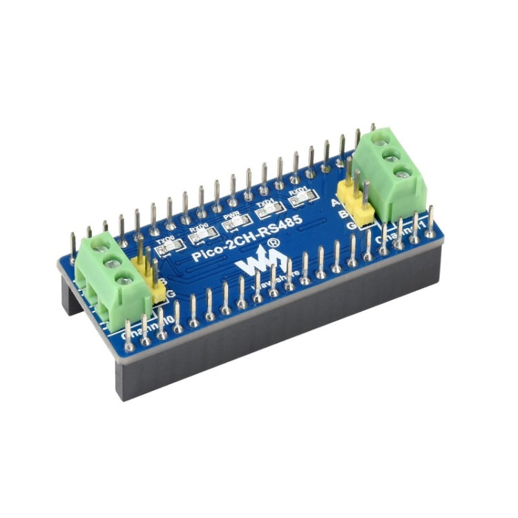 Waveshare 2-Channel RS485 Module for Raspberry Pi Pico, SP3485 Transceiver, UART To RS485 - Modules Expansions Accessories by WAVESHARE | Online Shopping South Africa | PMC Jewellery | Buy Now Pay Later Mobicred