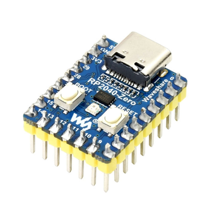 Waveshare RP2040-Zero Pico-like MCU Board Based on Raspberry Pi MCU RP2040, with Pinheader mini Version - Modules Expansions Accessories by WAVESHARE | Online Shopping South Africa | PMC Jewellery | Buy Now Pay Later Mobicred