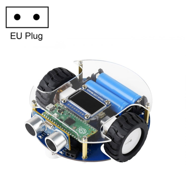 Waveshare PicoGo Mobile Robot, Based on Raspberry Pi Pico, Self Driving, Remote Control(EU Plug) - Robotics Accessories by WAVESHARE | Online Shopping South Africa | PMC Jewellery | Buy Now Pay Later Mobicred