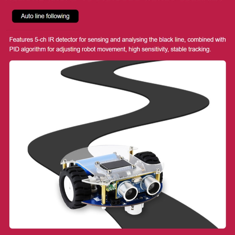 Waveshare PicoGo Mobile Robot, Based on Raspberry Pi Pico, Self Driving, Remote Control(US Plug) - free shipping - PMC TechLife - Order now!