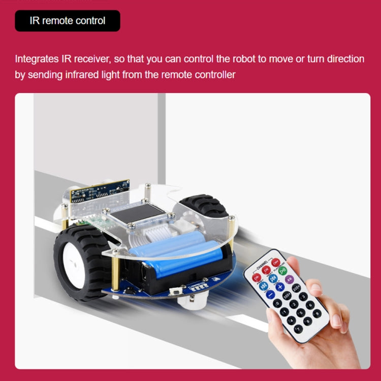 Waveshare PicoGo Mobile Robot, Based on Raspberry Pi Pico, Self Driving, Remote Control(US Plug) - free shipping - PMC TechLife - Order now!