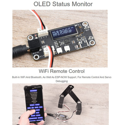 Waveshare ESP32 Servo Driver Expansion Board, Built-In WiFi and BT - Modules Expansions Accessories by WAVESHARE | Online Shopping South Africa | PMC Jewellery | Buy Now Pay Later Mobicred