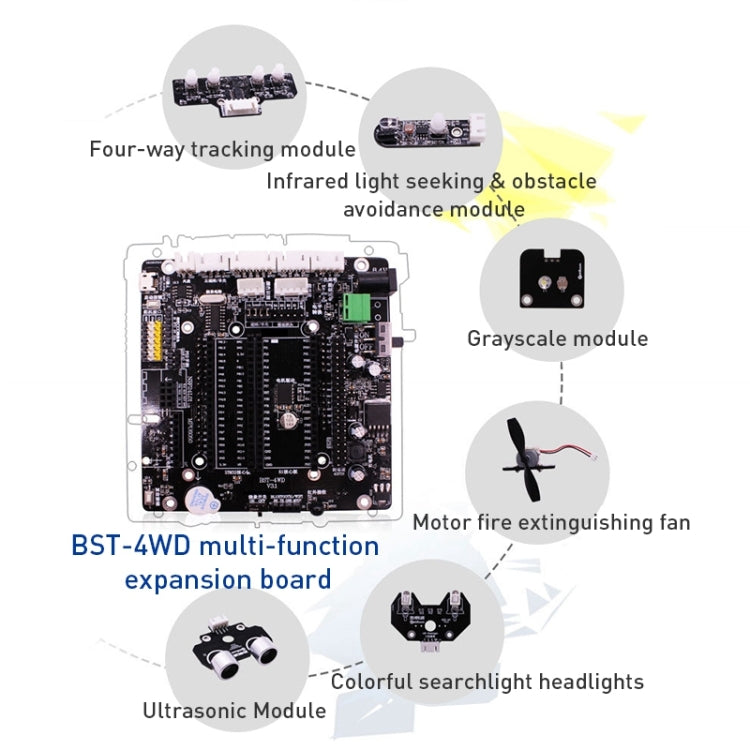 Yahboom STM32 4WD Smart Robot Car Bitbot - Others by YAHBOOM | Online Shopping South Africa | PMC Jewellery | Buy Now Pay Later Mobicred