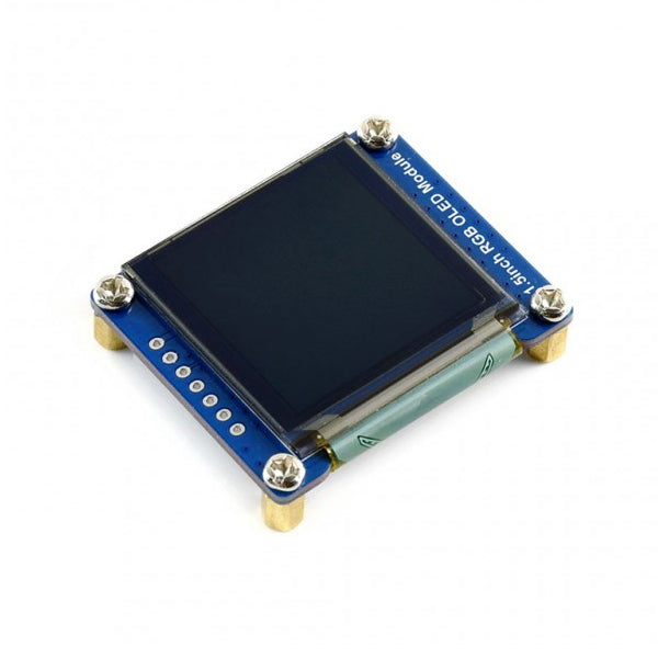 WAVESHARE 128x128 General 1.5inch RGB OLED Display Module 16-bit High Color with SPI Interface - LCD & LED Display Module by PMC Jewellery | Online Shopping South Africa | PMC Jewellery | Buy Now Pay Later Mobicred