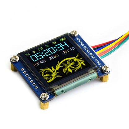 WAVESHARE 128x128 General 1.5inch RGB OLED Display Module 16-bit High Color with SPI Interface - LCD & LED Display Module by PMC Jewellery | Online Shopping South Africa | PMC Jewellery | Buy Now Pay Later Mobicred