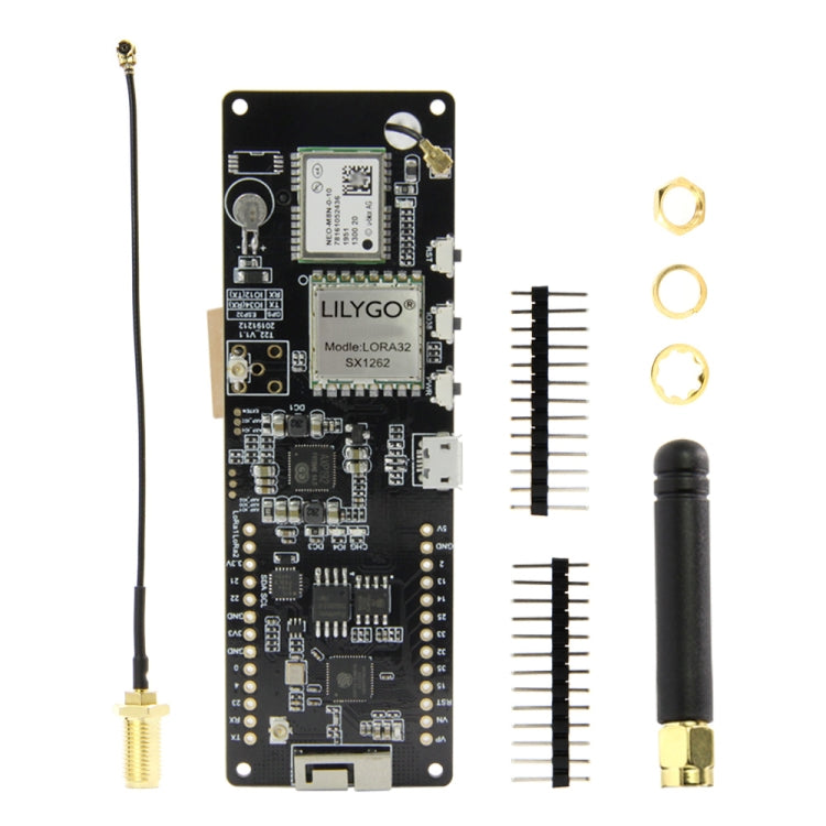 TTGO T-Beam ESP32 Bluetooth WiFi Module 868MHz GPS NEO-M8N LORA 32 Module with Antenna & 18650 Battery Holder - Module by TTGO | Online Shopping South Africa | PMC Jewellery | Buy Now Pay Later Mobicred