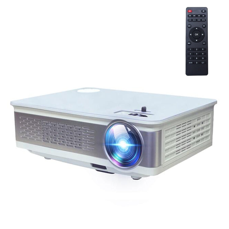 Z720 5.8 inch Single LCD Display Panel 1280x768P Smart Projector with Remote Control, Support AV / VGA / HDMI / USBX2 / SD Card /Audio (White) - LED Projector by PMC Jewellery | Online Shopping South Africa | PMC Jewellery | Buy Now Pay Later Mobicred