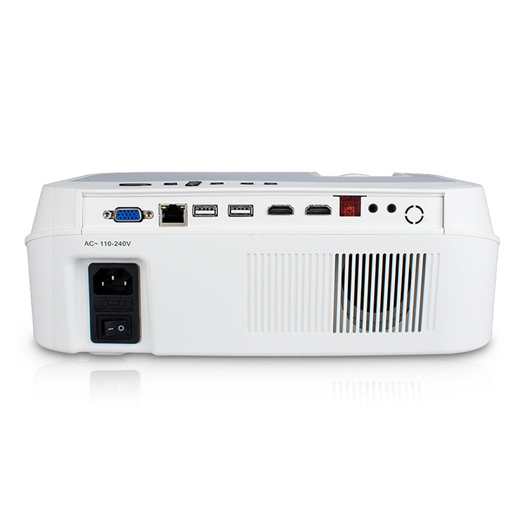 VS626 Android 3500ANSI Lumens 1080*720 Resolution LED+LCD Technology Smart Projector, Support AV / HDMI / SD Card / USB / VGA (White) - LED Projector by PMC Jewellery | Online Shopping South Africa | PMC Jewellery | Buy Now Pay Later Mobicred