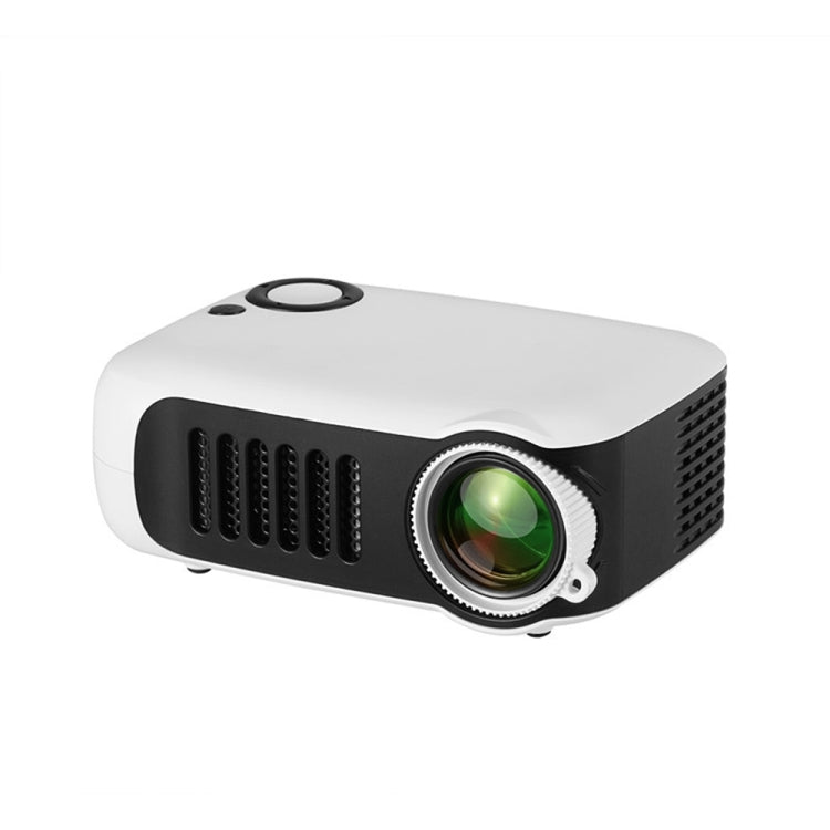 A2000 Portable Projector 800 Lumen LCD Home Theater Video Projector, Support 1080P, UK Plug (White) - LED Projector by PMC TechLife | Online Shopping South Africa | PMC TechLife | Buy Now Pay Later Mobicred