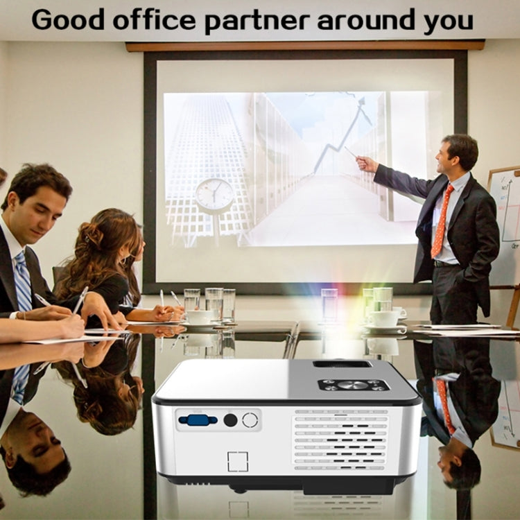 Cheerlux C9 1920x1080P HD Same Screen Smart Projector, Support HDMI x 2 / USB x 2 / VGA / AV (Black) - LED Projector by Cheerlux | Online Shopping South Africa | PMC TechLife | Buy Now Pay Later Mobicred