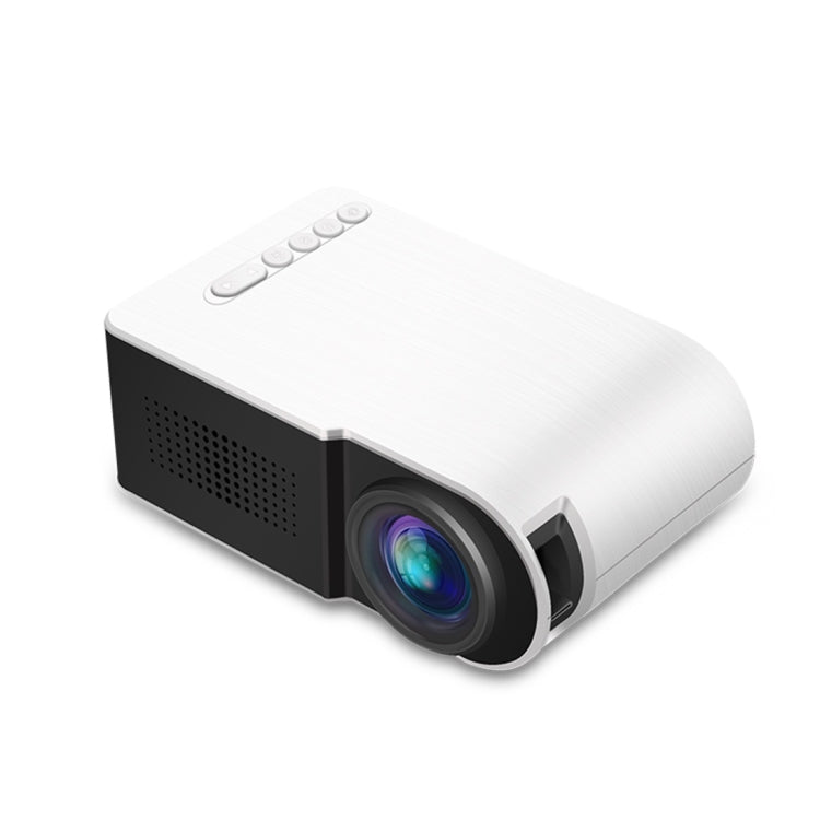 YG210 320x240 400-600LM Mini LED Projector Home Theater, Support HDMI & AV & SD & USB, General Version (White) - LED Projector by PMC Jewellery | Online Shopping South Africa | PMC Jewellery | Buy Now Pay Later Mobicred