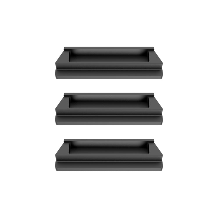 3 PCS Sunnylife AIR2-DC258 Silicone Battery Dust Plug for DJI Mavic Air 2(Black) - Other by Sunnylife | Online Shopping South Africa | PMC TechLife | Buy Now Pay Later Mobicred