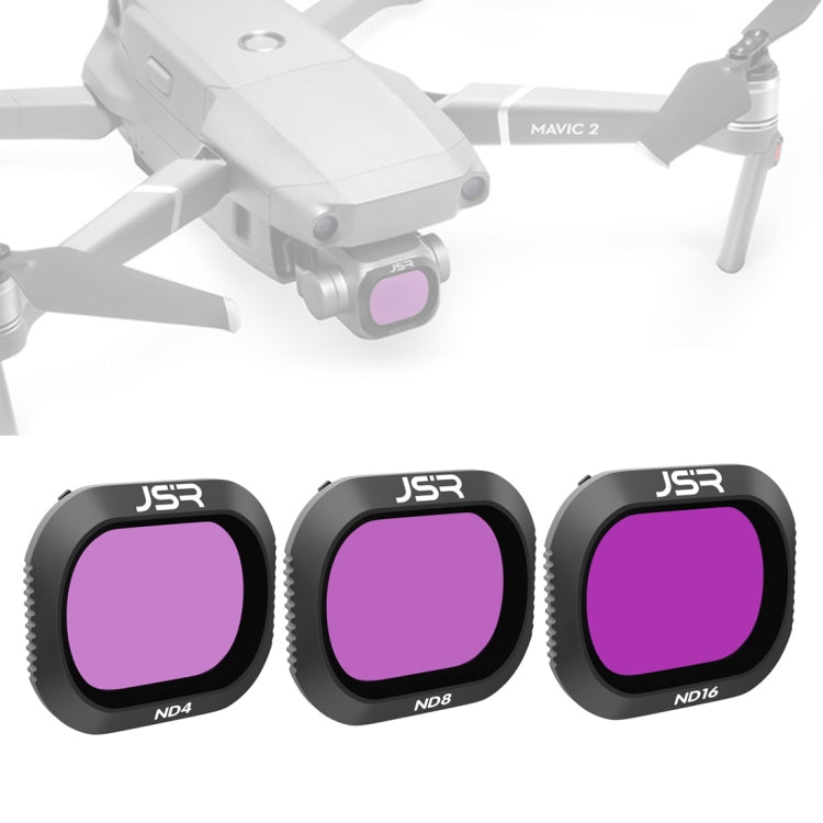 JSR Drone 3 in 1 ND4+ND8+ND16 Lens Filter for DJI MAVIC 2 Pro - free shipping - PMC TechLife - Order now!