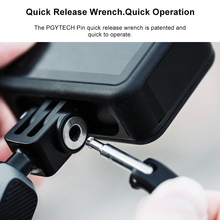 PGYTECH P-GM-132 Action Camera Suction Cup Phone Holder for DJI Osmo Action & GoPro 8/7(Silver) - Mount & Holder by PGYTECH | Online Shopping South Africa | PMC Jewellery | Buy Now Pay Later Mobicred