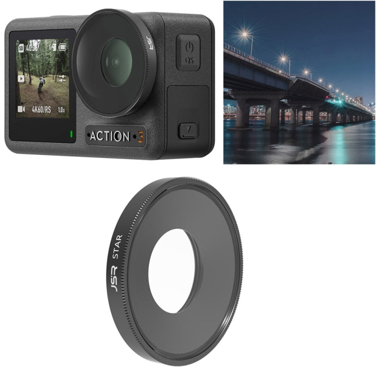JSR Starlight Lens Filter For DJI Osmo Action 3 - Lens Filter by JSR | Online Shopping South Africa | PMC TechLife | Buy Now Pay Later Mobicred