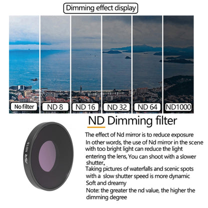 JSR 4 in 1 UV CPL ND8 ND16 ND32 ND64 Lens Filter For DJI Osmo Action 3 - Lens Filter by JSR | Online Shopping South Africa | PMC Jewellery | Buy Now Pay Later Mobicred