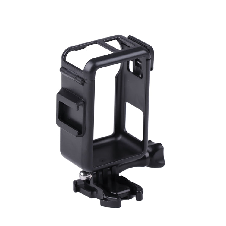 For DJI Osmo Action 3 Vertical Plastic Protective Frame Cage with Cold Shoes (Black) - Protection Frame by PMC TechLife | Online Shopping South Africa | PMC TechLife | Buy Now Pay Later Mobicred