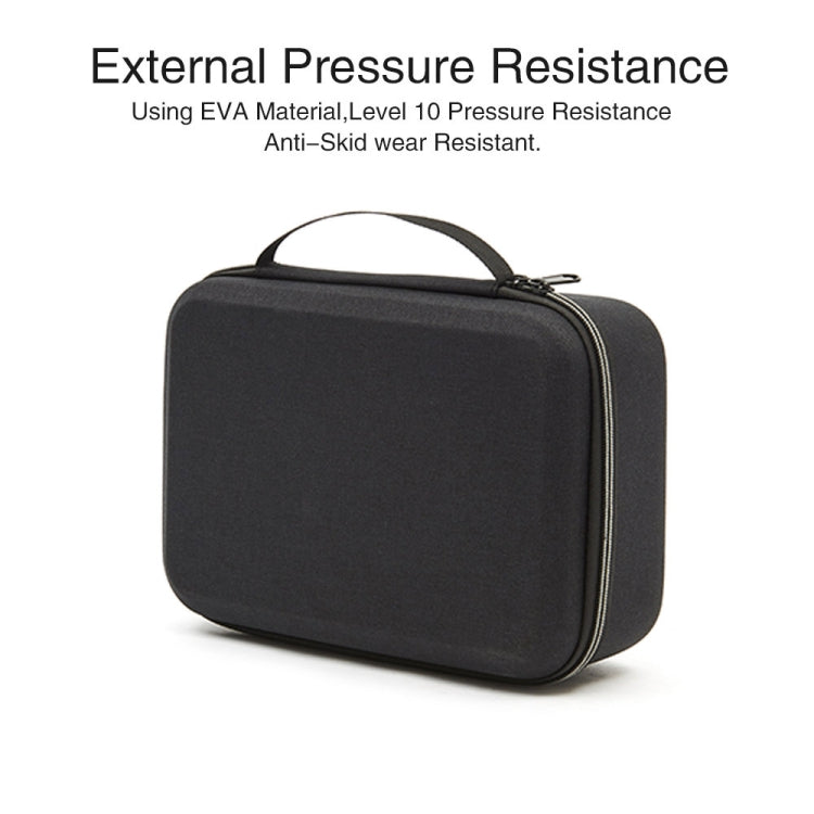 For DJI Mini 2 SE Shockproof Carrying Hard Case Storage Bag, Size: 21.5 x 29.5 x 10cm (Black Black) - Carry Cases & Bags by PMC TechLife | Online Shopping South Africa | PMC TechLife | Buy Now Pay Later Mobicred