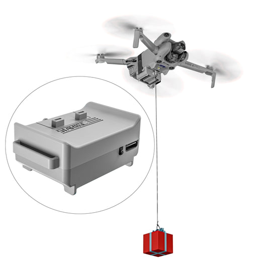 For DJI Mini 4 Pro STARTRC Magnetic Air-Dropping System Thrower Parabolic Bracket (Grey) - Other by STARTRC | Online Shopping South Africa | PMC Jewellery | Buy Now Pay Later Mobicred