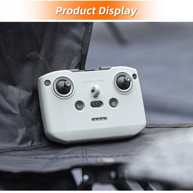 For DJI Neo / Mini 4 Pro / RC-N3 / RC-N2 / RC-N1 Sunnylife Controller Protective Cover Silicone Case with Neck Strap (Grey) - free shipping - PMC TechLife - Order now!
