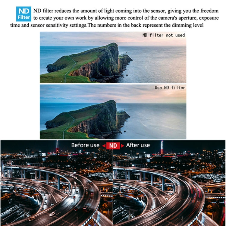 JSR Drone 8 in 1 UV+CPL+ND8+ND16+ND32+ND64+NIGHT+STAR Lens Filter for DJI MAVIC Air 2 - Lens Filter by JSR | Online Shopping South Africa | PMC Jewellery | Buy Now Pay Later Mobicred