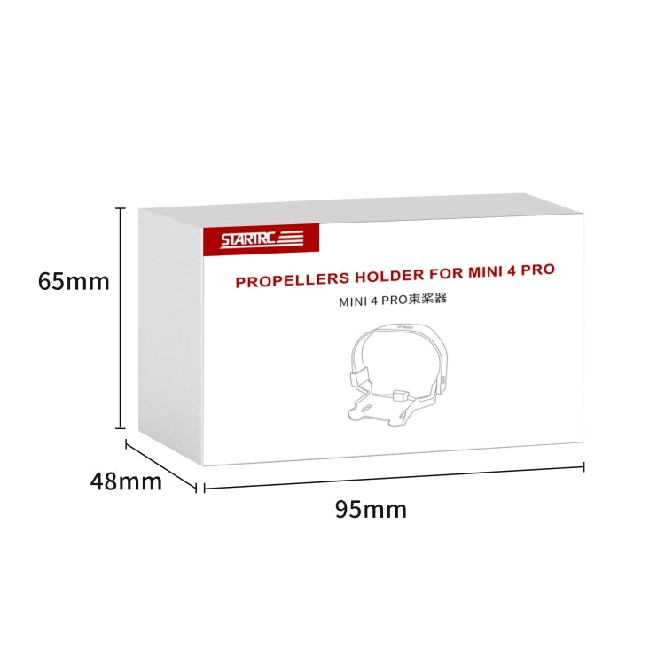 For DJI Mini 4 Pro STARTRC Propellers Holder Guard Prop Blade Stabilizer (Grey) - Holder Series by PMC TechLife | Online Shopping South Africa | PMC TechLife | Buy Now Pay Later Mobicred