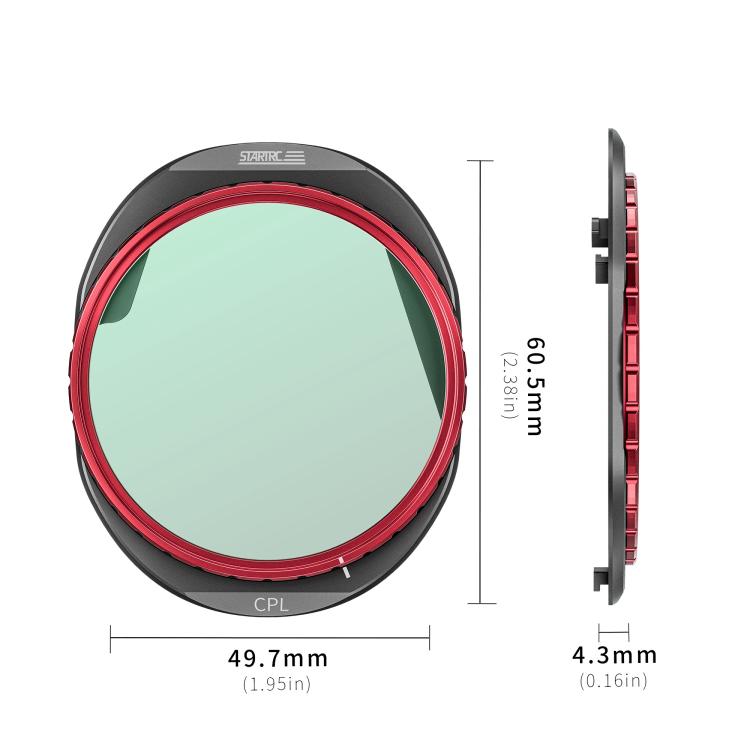For DJI Mavic 4 Pro STARTRC CPL Lens Filter - free shipping - PMC TechLife - Order now!