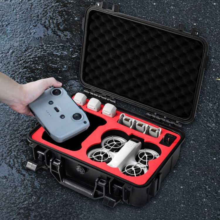 For DJI Neo STARTRC Waterproof PP Suitcase Shoulder Storage Box (Black) - free shipping - PMC TechLife - Order now!