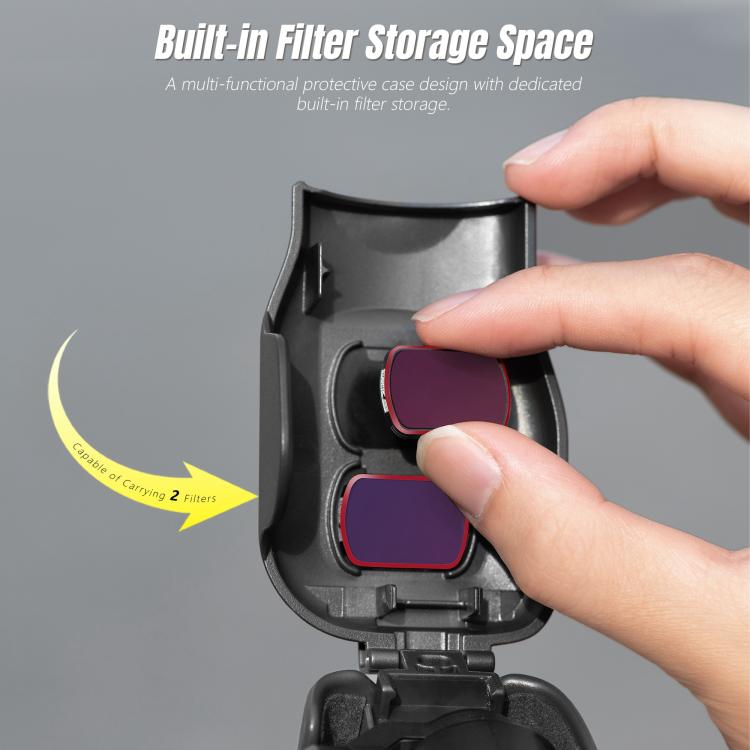 For DJI Osmo Pocket 3 STARTRC Short Type Protective Case Cover (Black) - free shipping - PMC TechLife - Order now!