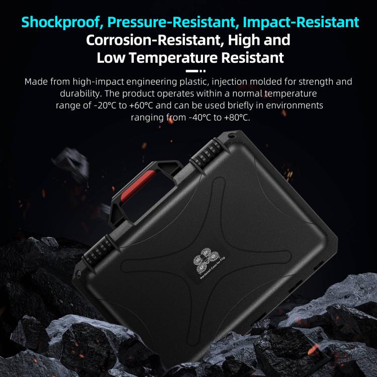 For DJI Flip STARTRC Waterproof ABS Suitcase Storage Box (Black) - free shipping - PMC TechLife - Order now!