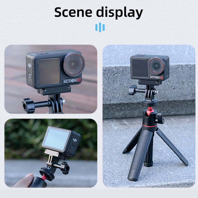 For DJI Osmo Action 5 Pro / 4  / 3 Magnetic Quick Release Base Mount Adapter (Black) - free shipping - PMC TechLife - Order now!