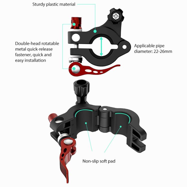 For DJI RC2 Sunnylife Remote Control Shooting Camera Bicycle Clip Mount (Black) - free shipping - PMC TechLife - Order now!