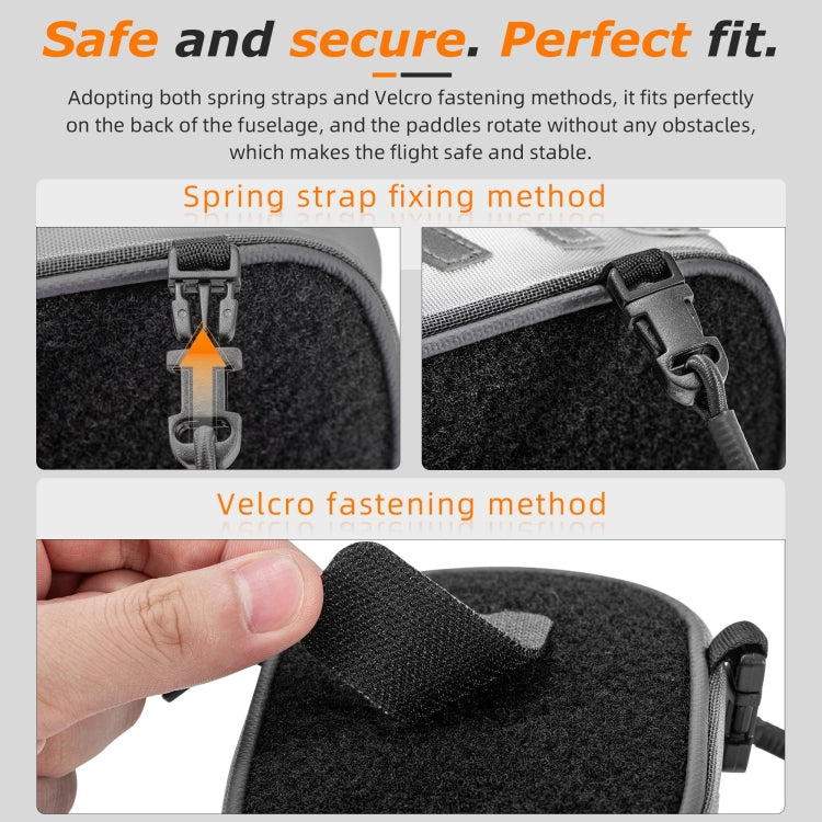 STARTRC Backpack Back-hanging Small Bag For DJI Avata / Air Series / Mavic Series (Grey) - free shipping - PMC TechLife - Order now!